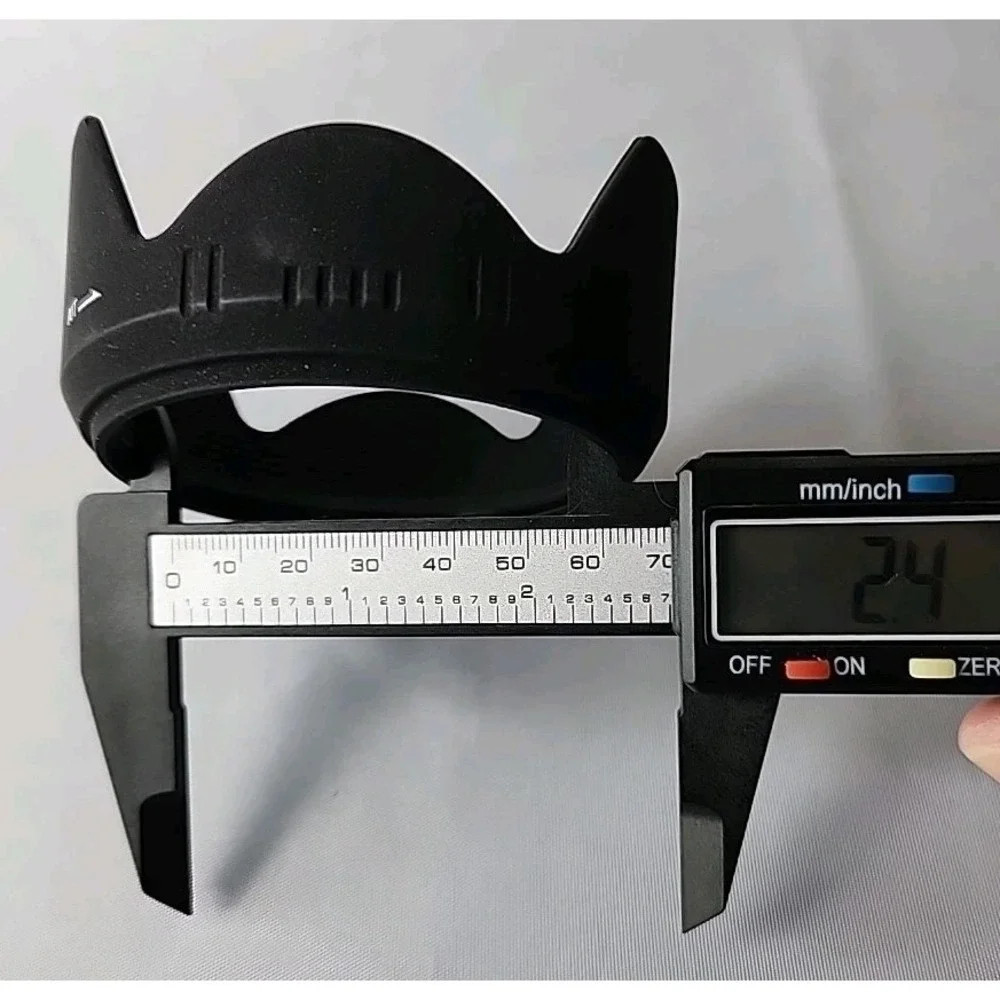 Lot 3 Sigma Camera Lens Hoods OEM Wide-Angle & Standard *See Measurements Black